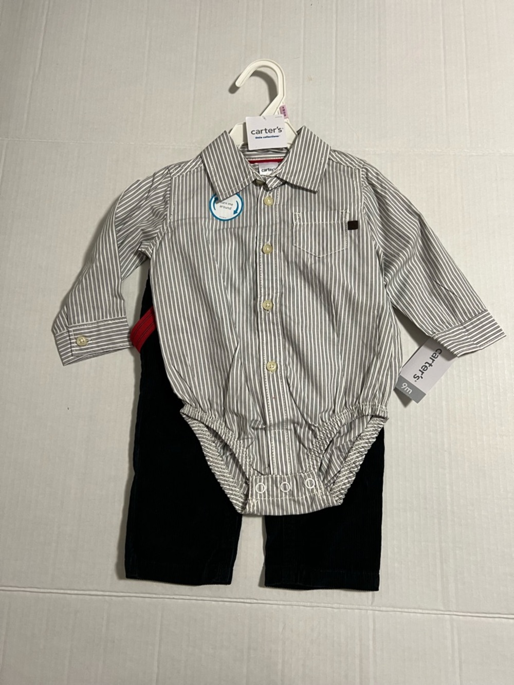🆕CARTER’S - 9M - NWT - 4+PCS - INFANT BOYS MOOSE KNIT CLOTHING & ACCESSORIES LOT - Picture 6 of 16